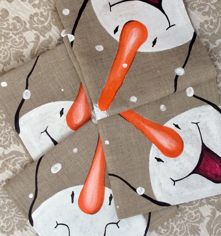 Table Topper / Placemats Set of 2 4 6 or 8/handpainted Etsy