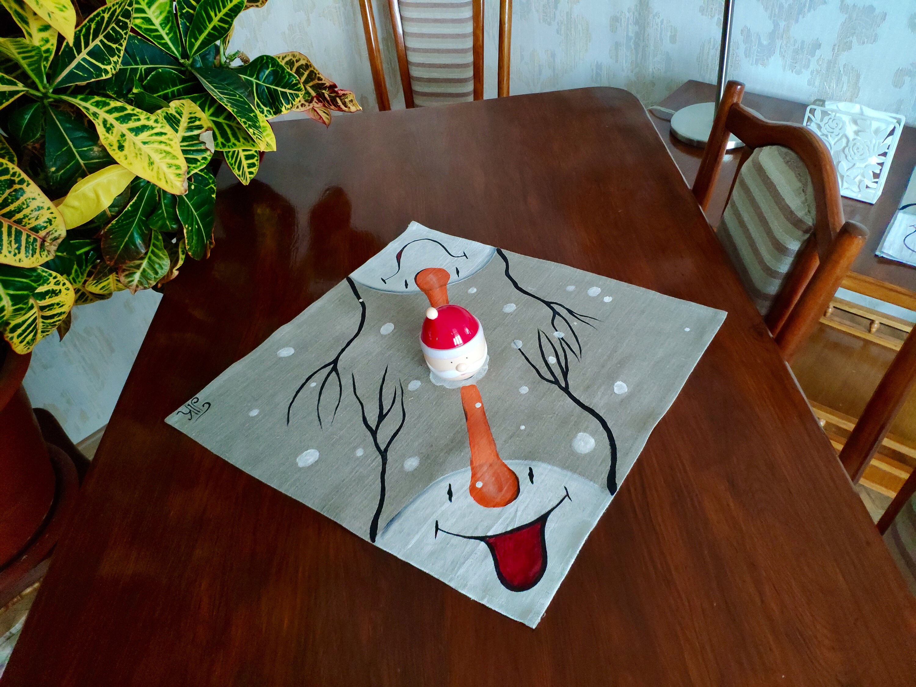 Table Topper / Placemats Set of 2 4 6 or 8/handpainted Etsy