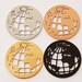 Stainless steel coin globe for Coinsfassung