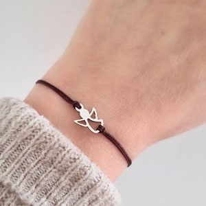 Schutzengel Armband Edelstahl größenverstellbar