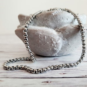 Stainless Steel Necklace Venetian Necklace 91 cm