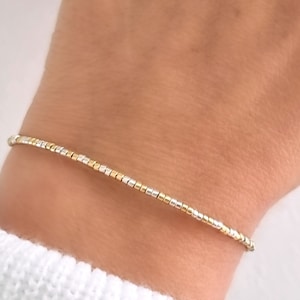 Bracelet Miyuki beads with stainless steel clasp