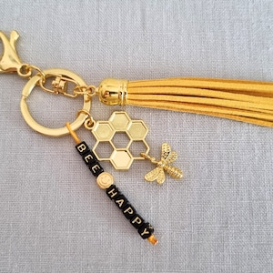 Porta-chaves Bee "Bee Happy" - Personalize o seu visual