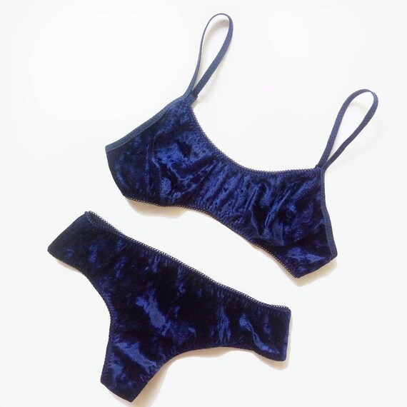 blue lingerie set