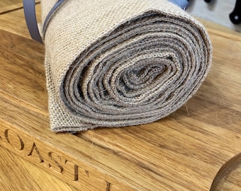 Handmade Hessian Table Runner, Burlap, Fully Hemmed, 4m x 35cm, Rustic Shabby Chic Look for the Dining Table.