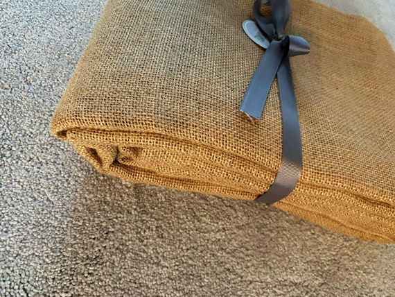 2m x 30cm Rustic Hemmed Hessian Table Runner 2m x 30cm Rustic Hemmed Hessian Table Runner