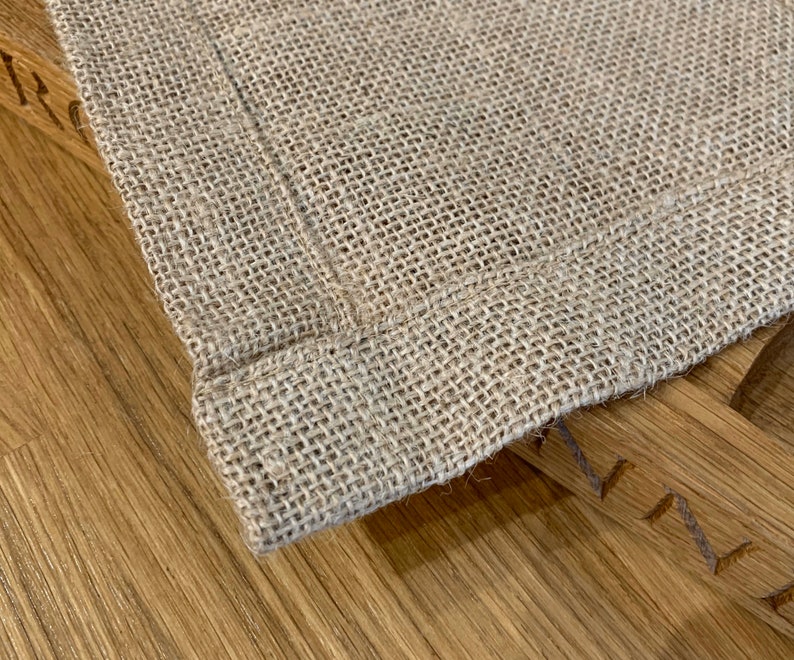 Hessian Table Runner Fully Hemmed 35cm Wide Perfect For Etsy
