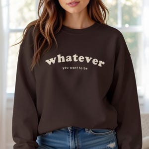 Sweat-shirt minimaliste, cadeau attentionné pour femme, chemise d'appréciation de l'enseignant, pull citation de motivation pull surdimensionné confortable