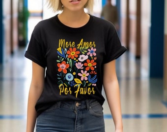 Camiseta de flores retro Camiseta Wildflower Camiseta gráfica idea de regalo para boho amante de la naturaleza Hippie camiseta mujeres Cottagecore camisa flores silvestres