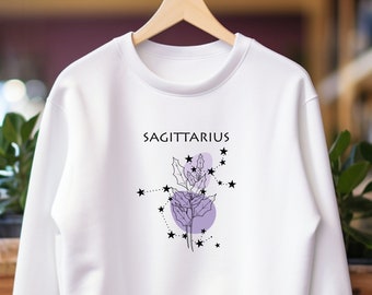 Sagittarius star sign sweatshirt women Zodiac shirt gift for her Astrology sweater gift for daughter Sagittarius sweatshirt for girlfriend