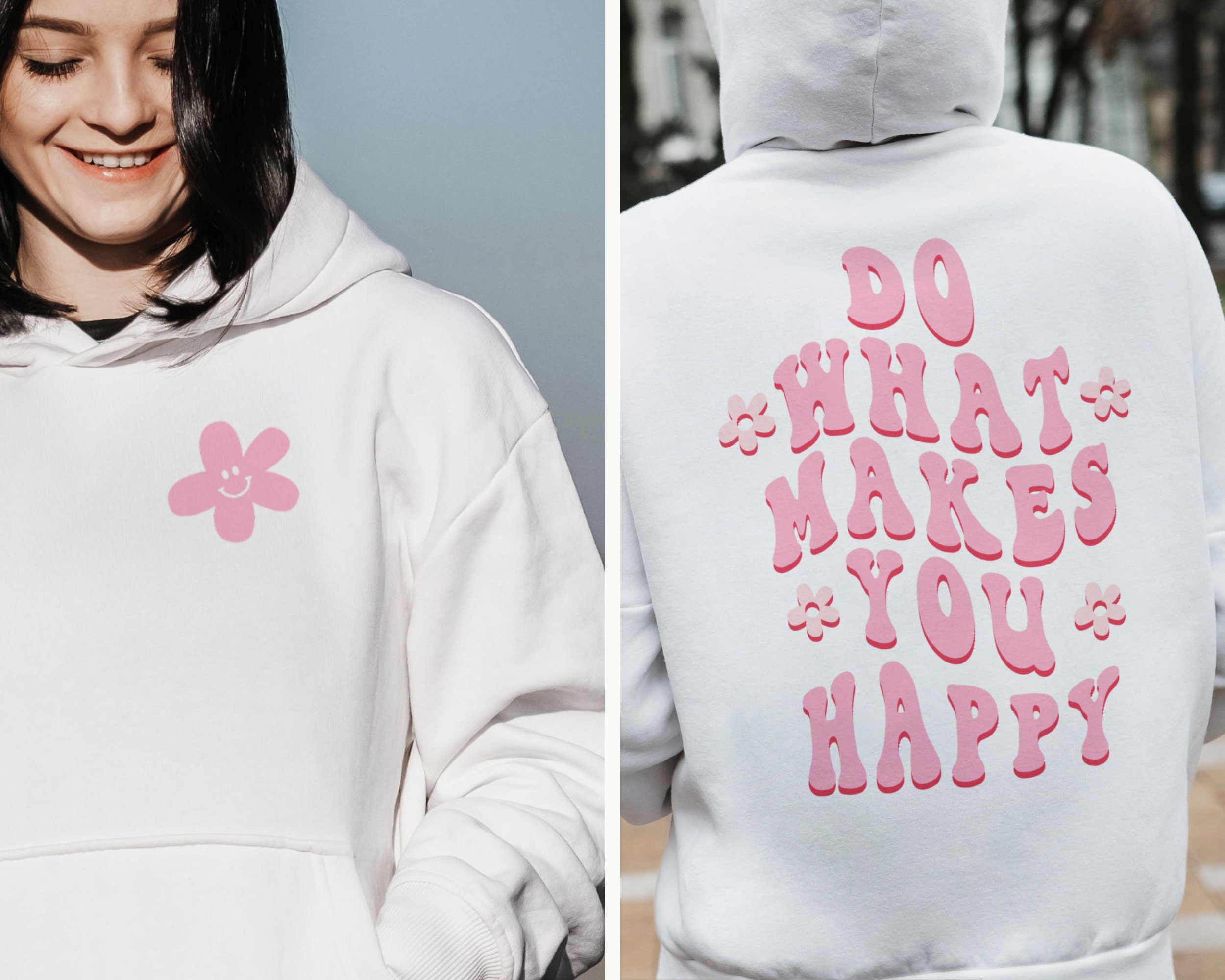 backprint hoodie damen