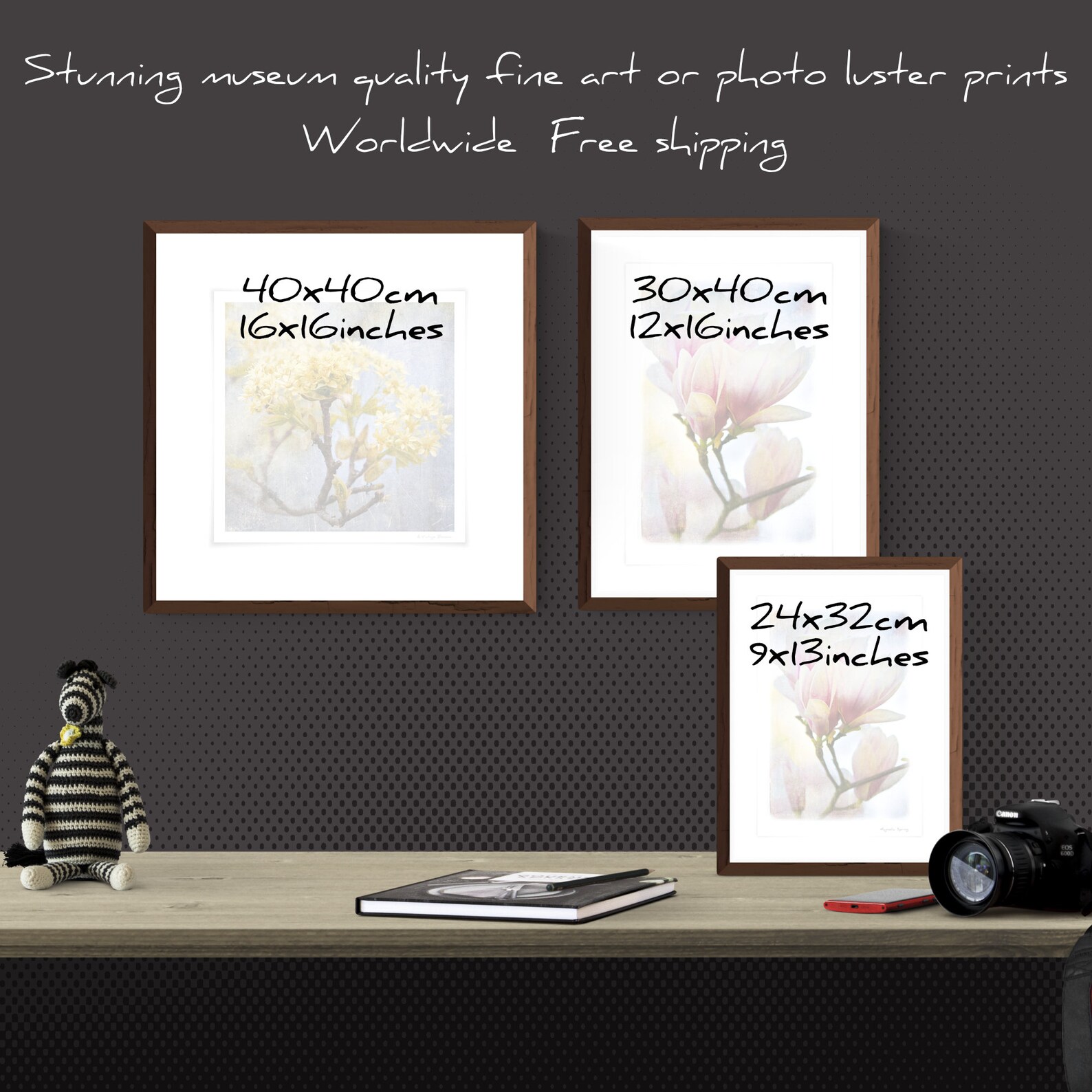 Fine art photography framed wall art prints 30x40 cm Etsy