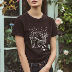 Cottagecore t-shirt gift for student and nature lovers