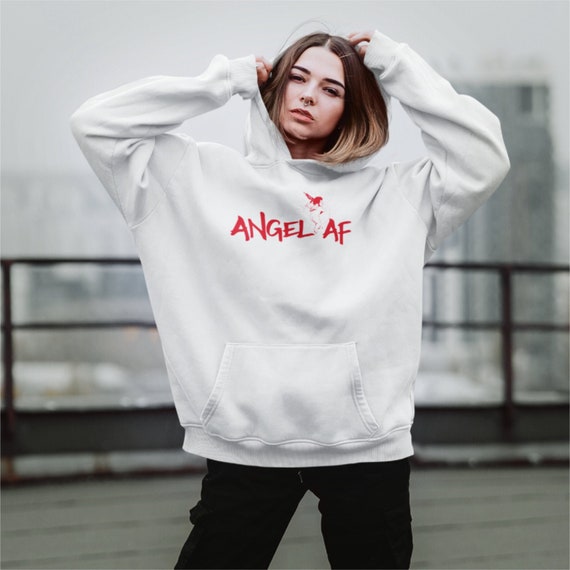 Angel Hoodie Aesthetic Hoodie Angel Shirt Cherub Hoodie Y2k - Etsy