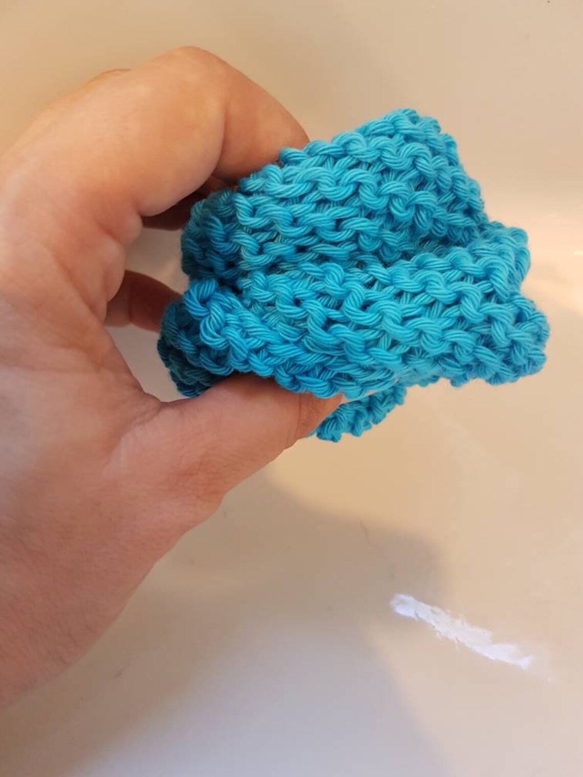 Reusable bath pouf. Knitted bath pouf. Eco friendly bath pouf. Etsy