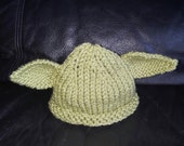 Goblin baby hat. Geek fan hat. Halloween hat. Photo prop. Baby shower gift. Cosplay baby. Geek knits. Gift for baby. Vegan. Unisex baby hat