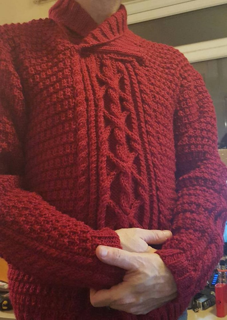 Mens Aran Jumper. Fisherman's Jumper. Men's Jumper. Etsy UK