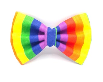 Nœud papillon pour chien Gay Pride, nœud papillon arc-en-ciel, LBGTQ, nœud papillon chat, nœuds papillon pour animaux de compagnie, nœud papillon arc-en-ciel pour chien, chiens de la Gay pride, animaux de compagnie de la fierté, gais, chats