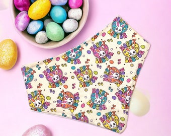 Hoppy Easter dog bandana, dog bandana, Bunny dog bandana, Easter dog bandana, pet bandana, offensive gifts, funny gifts, pet bandana