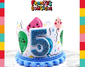 Handmade Balloon Dog Birthday Crown: Pet Party Hat