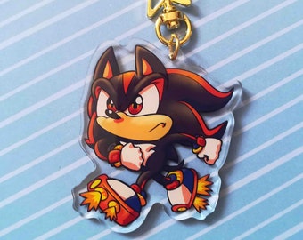 Shadow Acrylic Charm 2.5 inches Double Sided