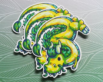 Silly Dragon Azzi Premium Matte Vinyl Sticker