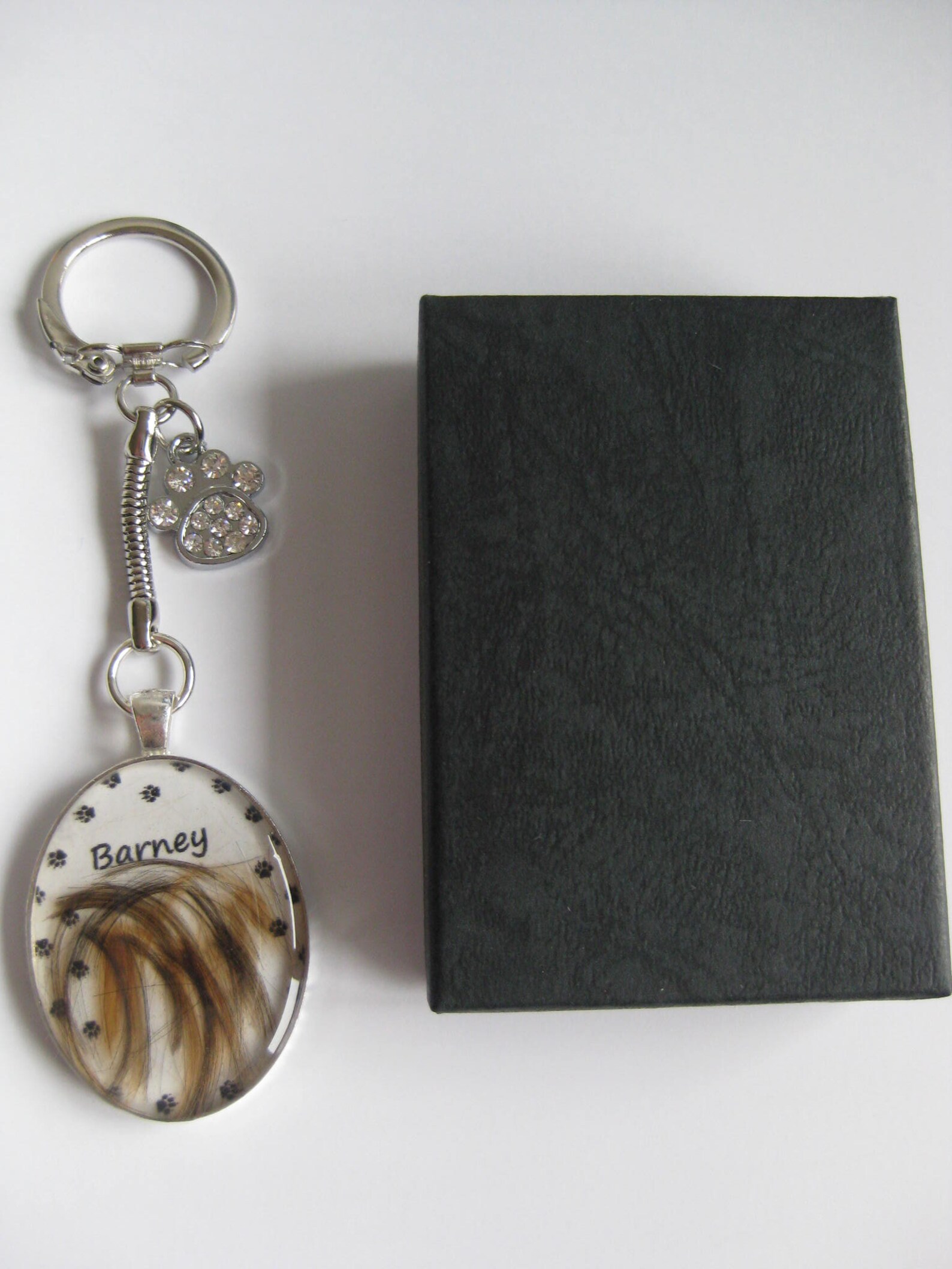 Pet Keepsake Keychain Memorial Hair Fur Bespoke Design Etsy