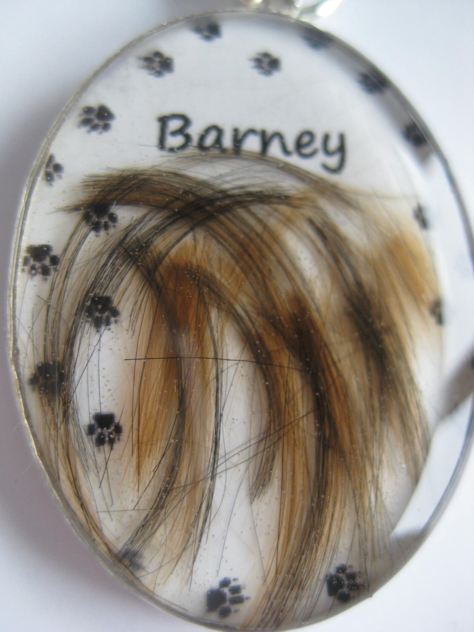 Pet Keepsake Keychain Memorial Hair Fur Bespoke Design Etsy