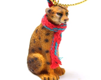 Cheetah Collectable Hanging Christmas Ornaments