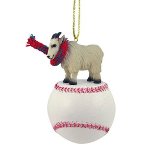 Mountain Goat Sports Ornaments
