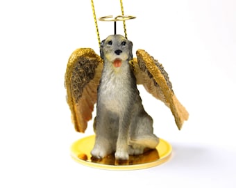 Irish Wolfhound Collectable Hanging Christmas Ornaments