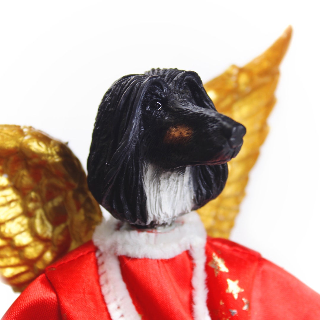 Afghan Black and White Tree Toppers and Shelf Decor Etsy