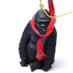 Gorilla Collectable Hanging Christmas Ornaments