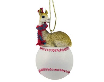 Adornos deportivos de llama