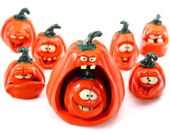 Spooky Pumpkin Halloween Decoration Collection