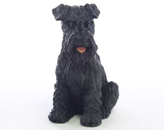 Schnauzer, Black Uncropped Tiny One Collection