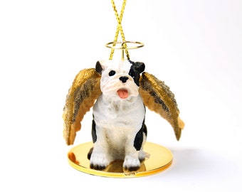 Bulldog, Brindle Collectable Hanging Christmas Ornaments