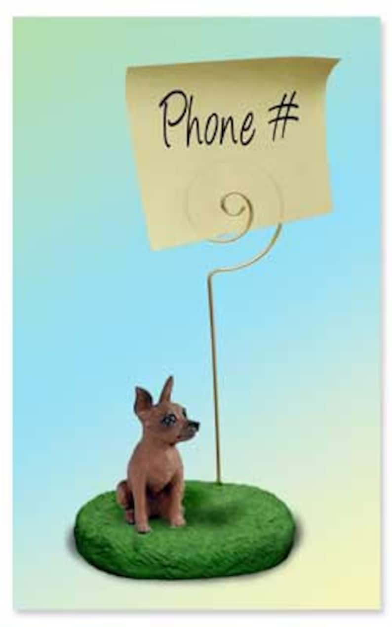 Note Pincher Miniature Pinscher, Red & Brown Tiny One Collection - Etsy