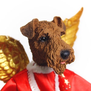 Airedale  Christmas Tree Toppers and Shelf Decor