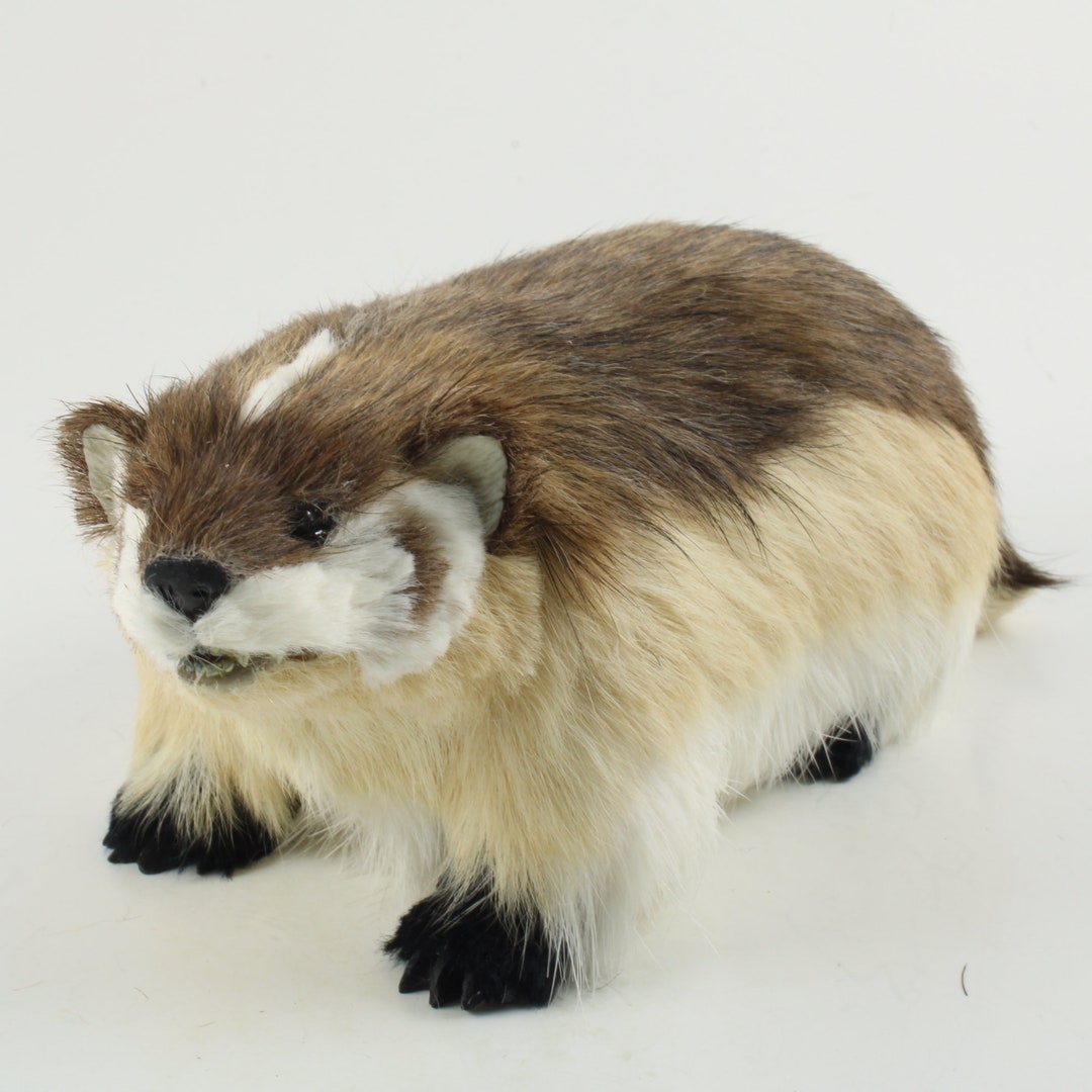 BADGER FUR FIGURINE Realistic Handmade Figurine - Etsy