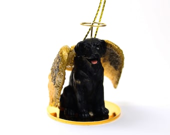 Labrador Retriever, Black Collectable Hanging Christmas Ornaments