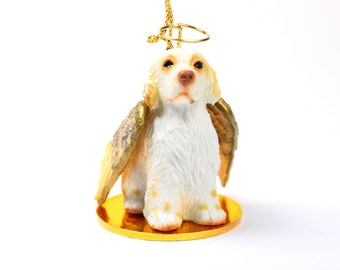 Clumber Spaniel Collectable Hanging Christmas Ornaments