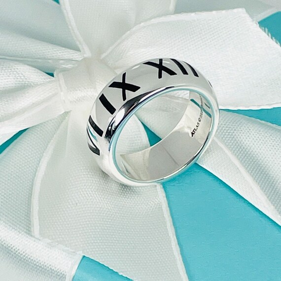 Atlas silver ring Tiffany & Co Silver size 4 ½ US in Silver - 23405283