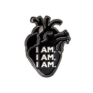 I am, I am, I am enamel pin Inspired by Sylvia Plath, Celebrating Feminism and Empowerment Perfect for Literature and Poetry Lovers Bild 1