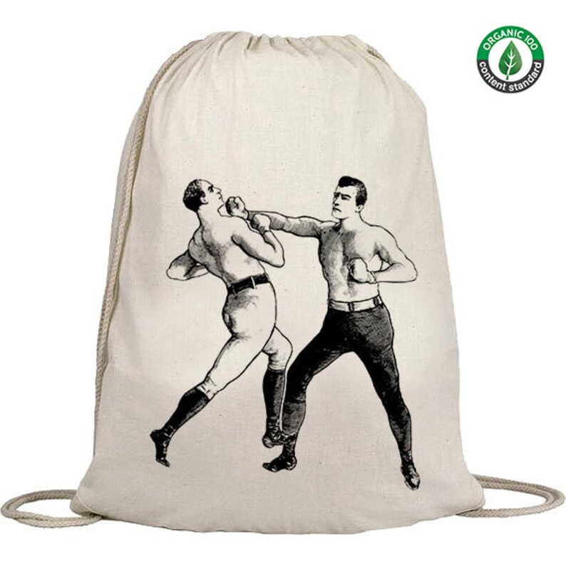Vintage Boxe Organic heavy cotton canvas gym sack
