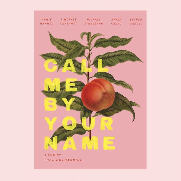 Call Me By Your Name Movie Poster - Fan Art Print on 350g Paper