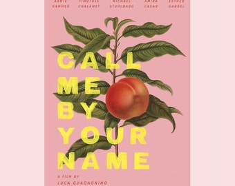 Call Me by Your Name A4 Print – Alternative Movie Poster – Gift for Cinephile and Movie Lover