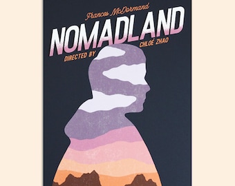 Nomadland - Alternative Movie Poster - Fan Art A4 Print