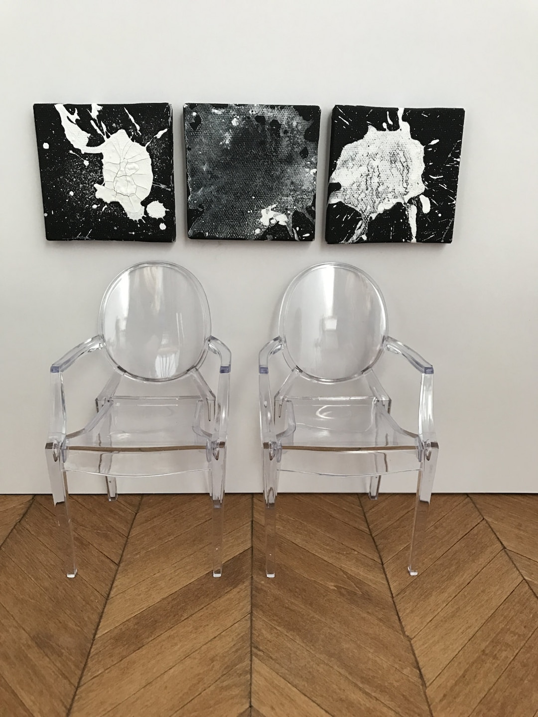 Louis XVI Ghost Chair Armchair Miniature 16 Doll Clear Etsy