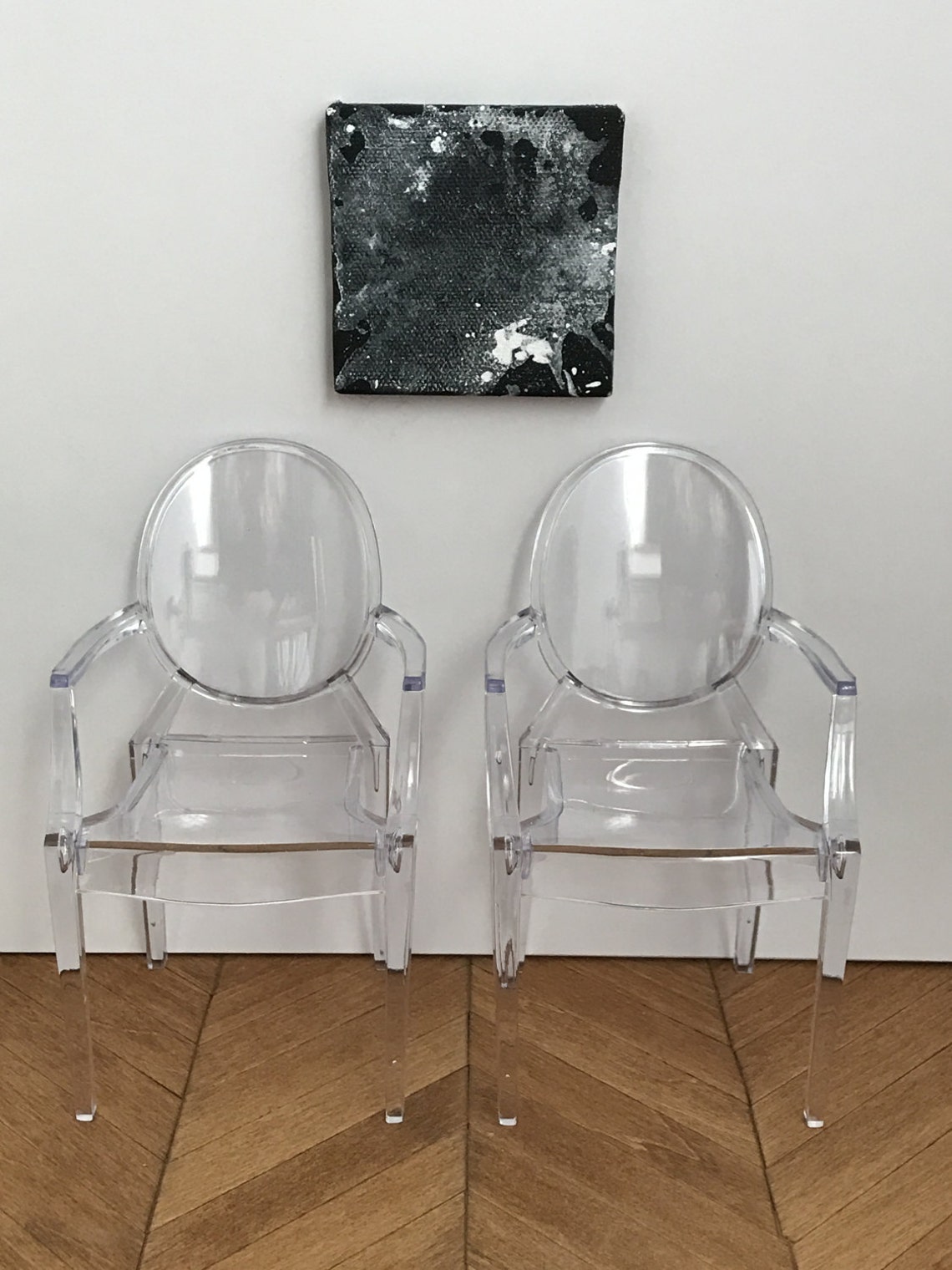 Louis XVI Ghost Chair Armchair Miniature 16 Doll Clear Etsy